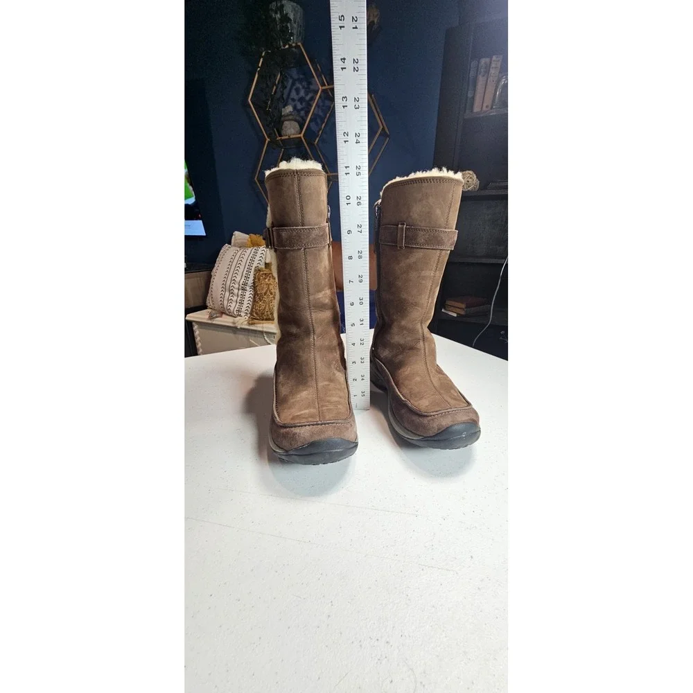 Merrell Encore‎ Snow Bracken Women's Boots US 5.5 Brown Suede Shearling Lined